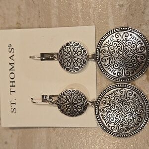 New St. Thomas Silver Dangle Earrings